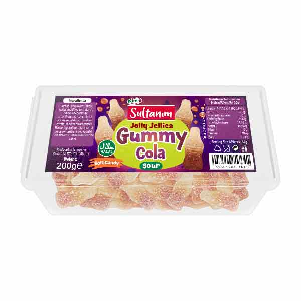 Sultanim Jelly Fizzy Cola 200g