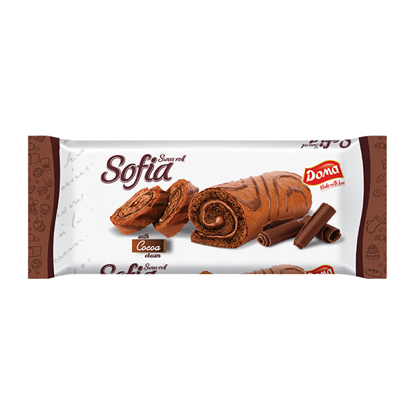 Doma Cocoa Sofia Swiss Roll 200g