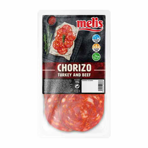 Melis Turkey & Beef Chorizo 100g