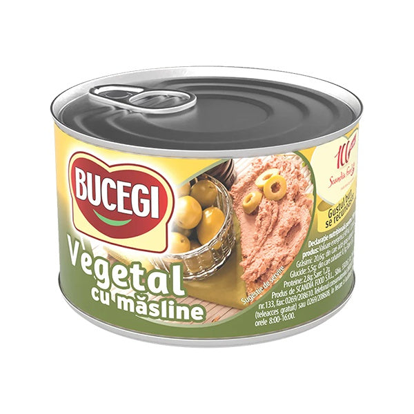 Bucegi Vegetal Masline Olives Pate 200g