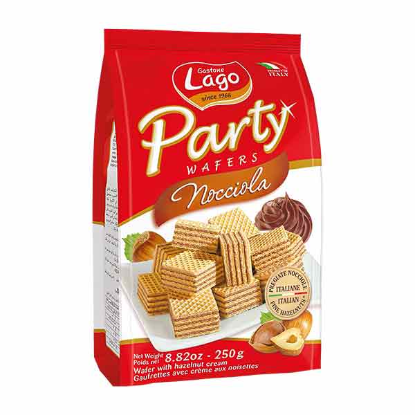 Lago Party Hazelnut Wafer 250g
