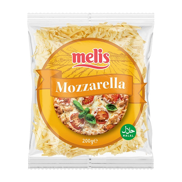 Melis Grated Mozzarella Cheese 200g