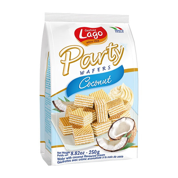 Lago Party Coconut Wafer 250g