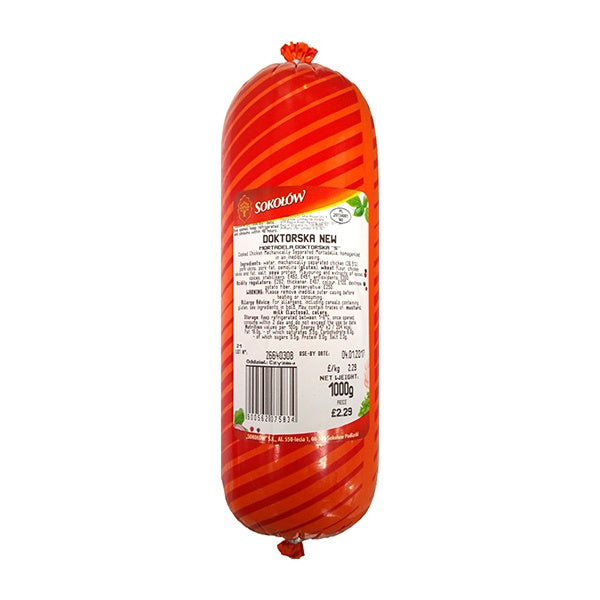 Sokolow Doktorska New Mortadella Sausage 1kg